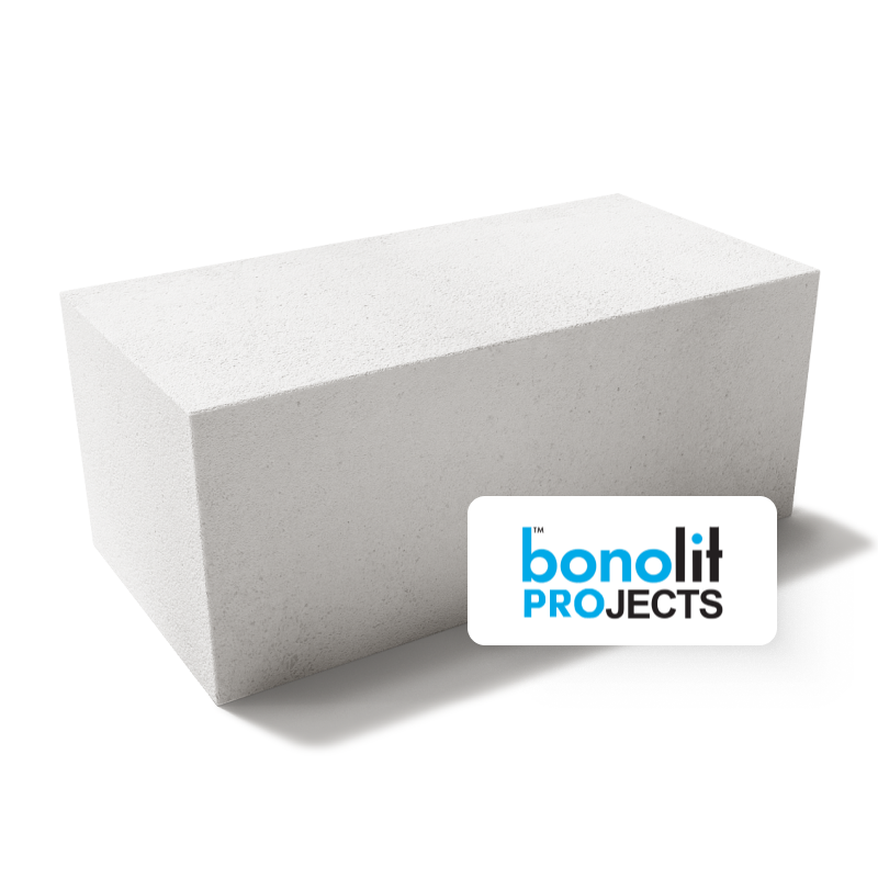  Блок Bonolit Project D400 600*200*375 B2,5 F100 ГОСТ 31360 (Дмитров)